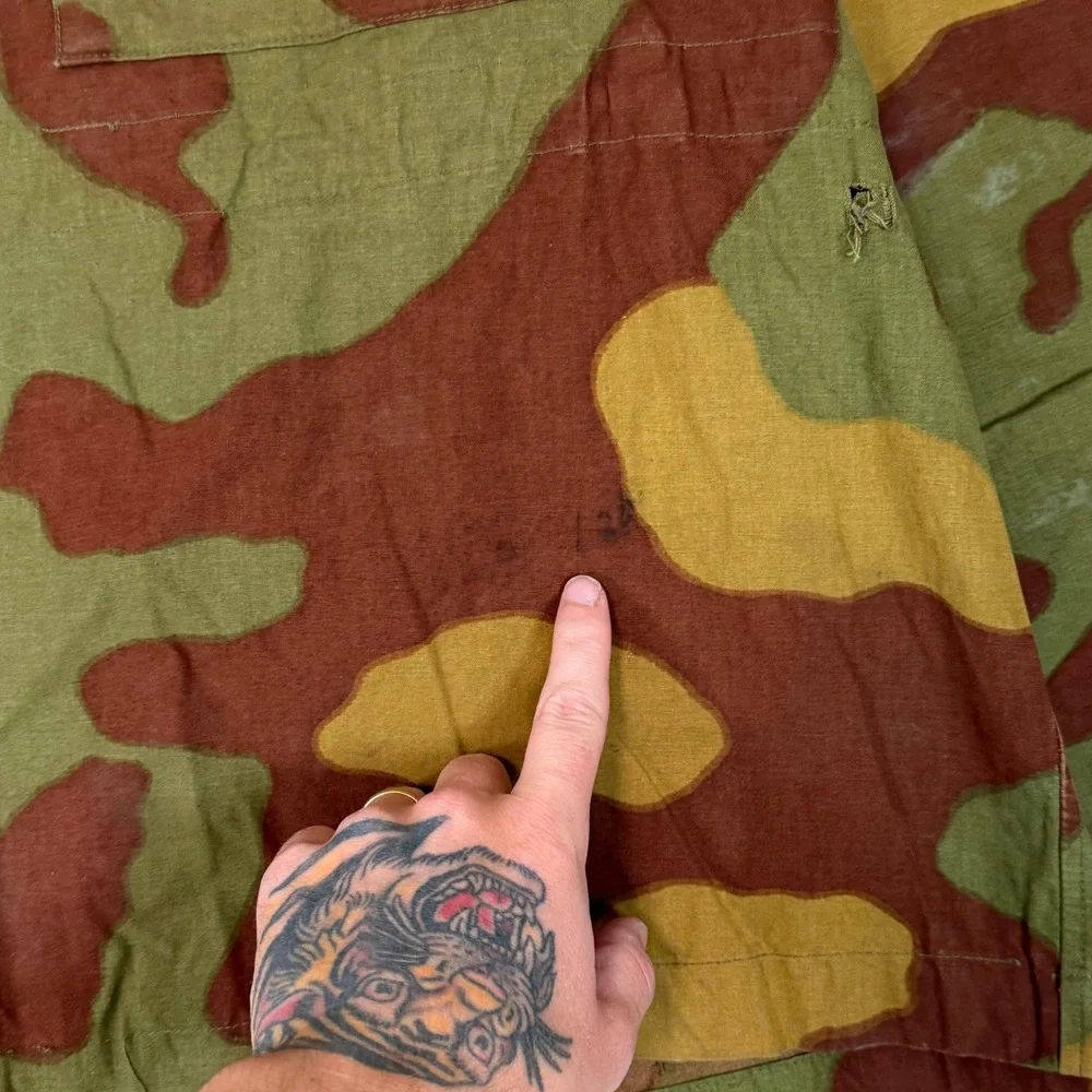 Vintage Italian Military M29 San Marco Camo Field Jacket XL Pattern 3 VR 60s